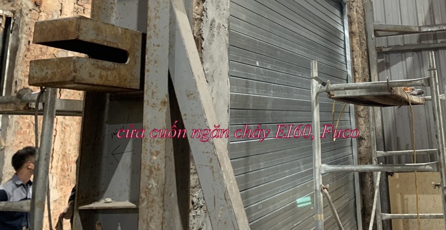 cửa cuốn ngăn cháy EI60, EI70, Thiết bị cửa cuốn ngăn cháy EI, Fuco
