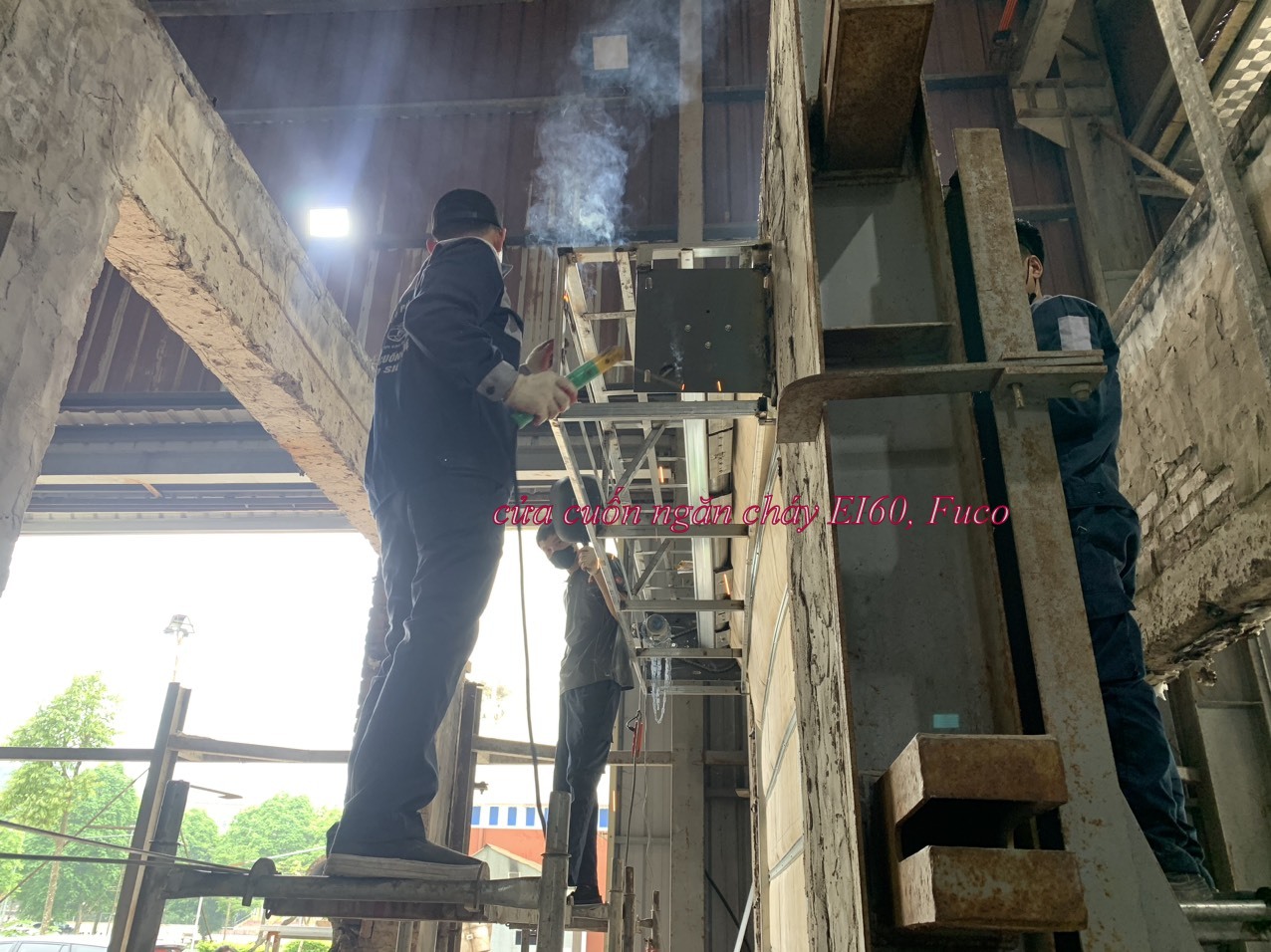 Cửa cuốn ngăn cháy, cách nhiệt EI60