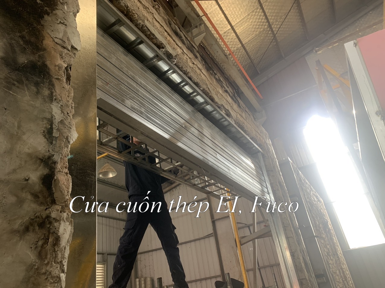 Cửa cuốn ngăn cháy EI, cửa cuốn ngăn cháy EI60, EI70, Thiết bị cửa cuốn ngăn cháy EI, Fuco