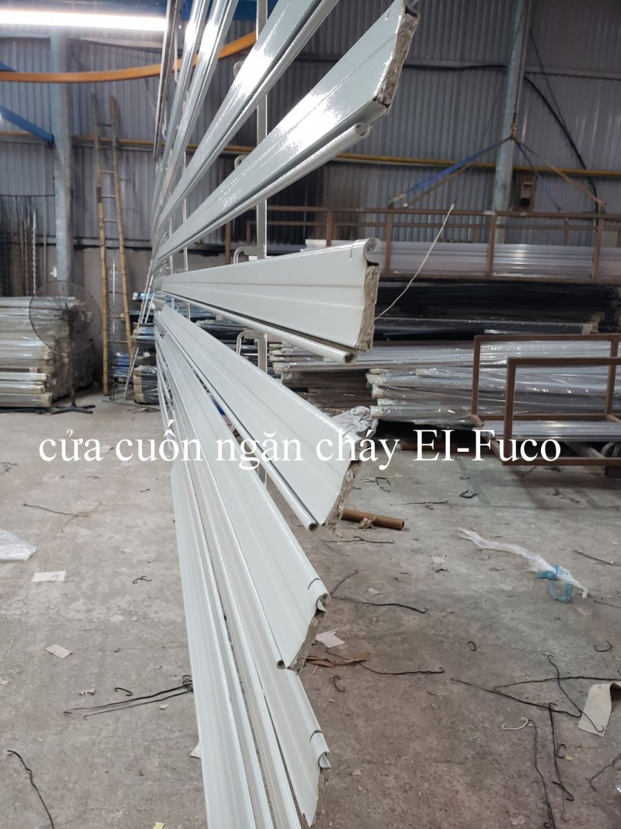 cửa cuốn ngăn cháy EI60, EI70, Thiết bị cửa cuốn ngăn cháy EI, Fuco