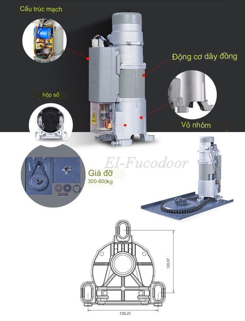 Motor, động cơ cửa cuốn ngăn cháy EI-Fuco, Cửa cuốn ngăn cháy EI, cửa cuốn ngăn cháy EI60, EI70