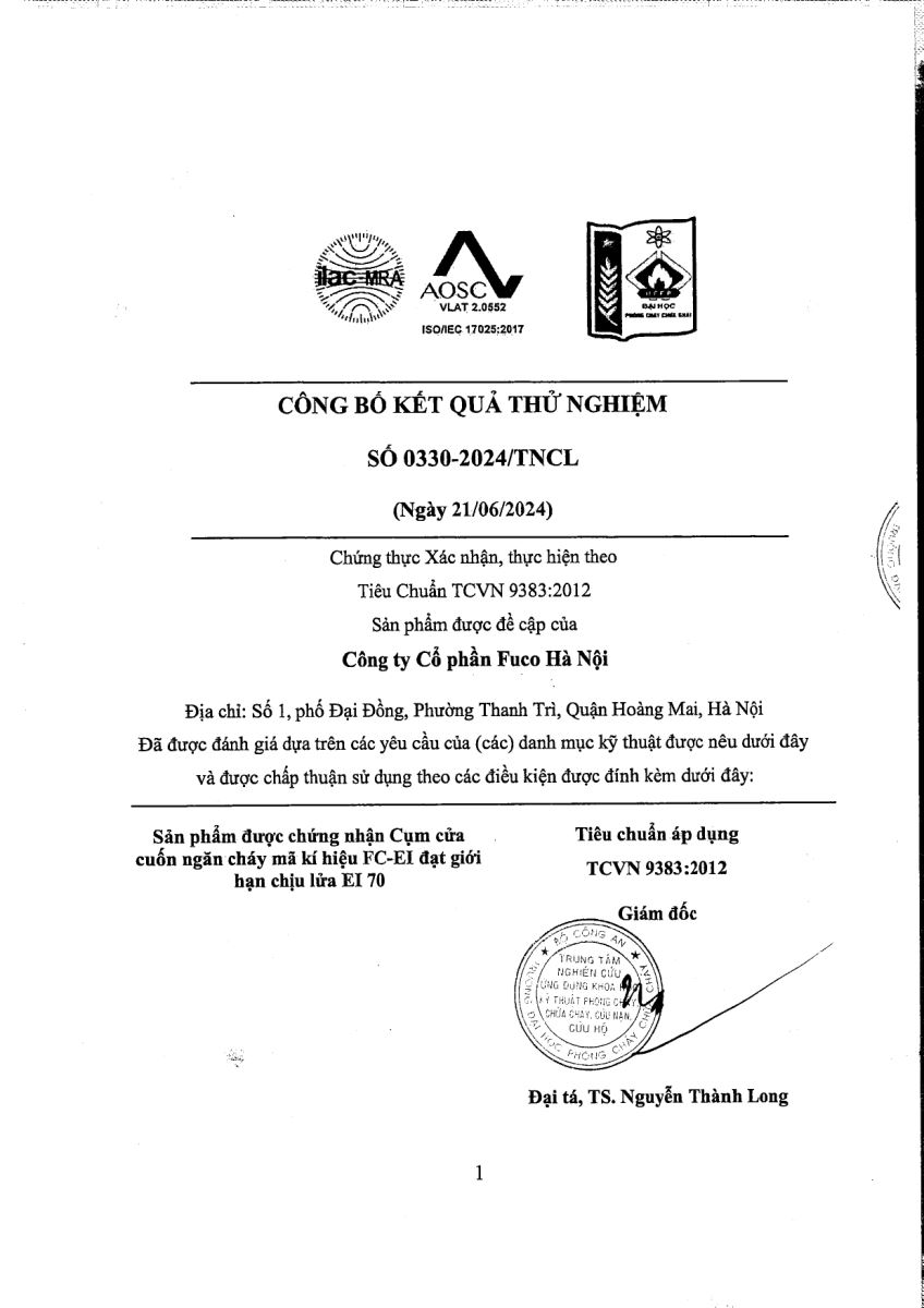cửa cuốn ngăn cháy cách nhiệt EI60, EI70, Cửa cuốn ngăn cháy, chống cháy cách nhiệt EI