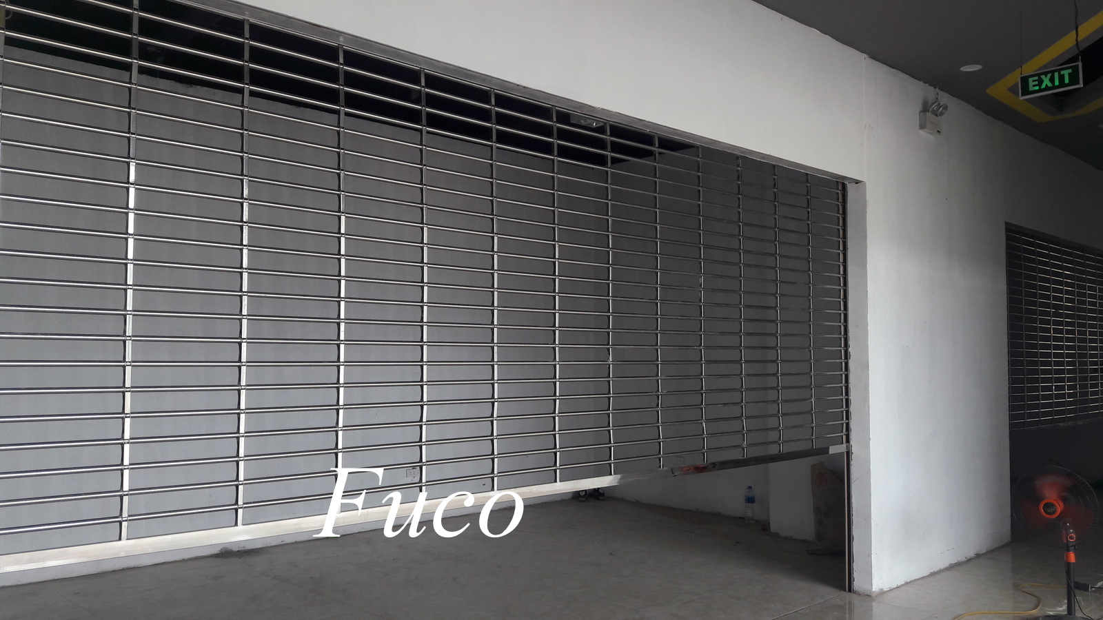 Cửa cuốn song ngang ống tròn 19 và phi 21, INOX 201 và INOX 304