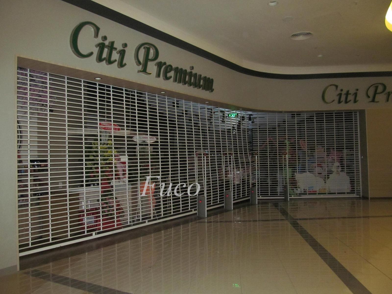 Cửa cuốn song ngang ống tròn 19 và phi 21 sơn tĩnh điện