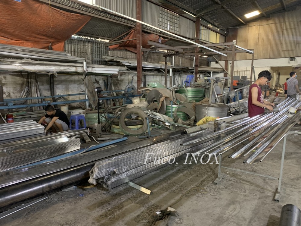 cửa cuốn siêu trường inox, Cửa cuốn INOX 304, cửa cuốn siêu trường