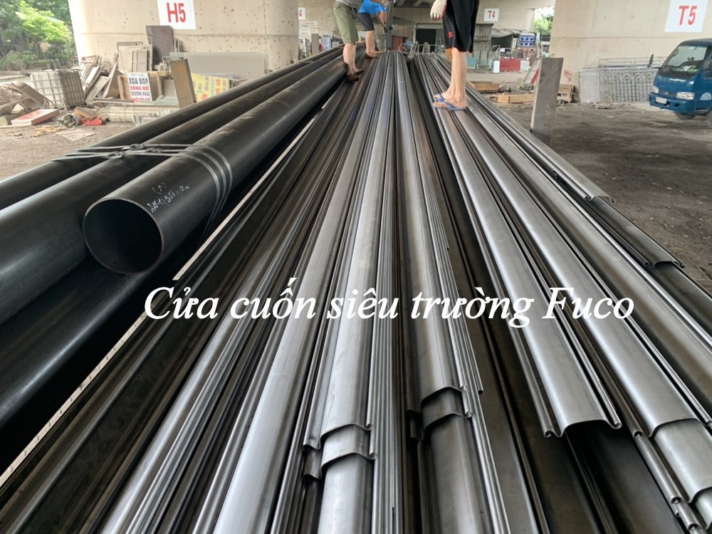Cửa cuốn khổ lớn, kích thước cửa cuốn, cửa cuốn nhà xưởng, cửa cuốn thép 