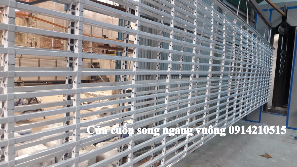cửa cuốn song ngang